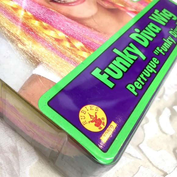 Funky Diva  Princess fairy Wig Rubies #50899 NWT NOS - Picture 4 of 8